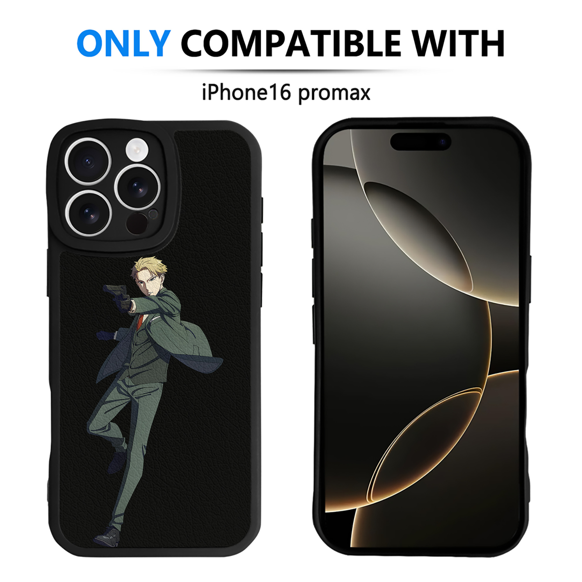 （画像用） SPY×FAMILY间谍家家酒 【iPhone 16シリーズ対応】シリコンスマホケース（レザー調） 材質：シリコン